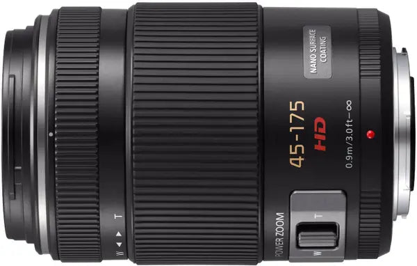 Panasonic Lumix G X Vario Power Zoom 45-175mm/F4-5.6 ASPH/POWER O.I.S Black