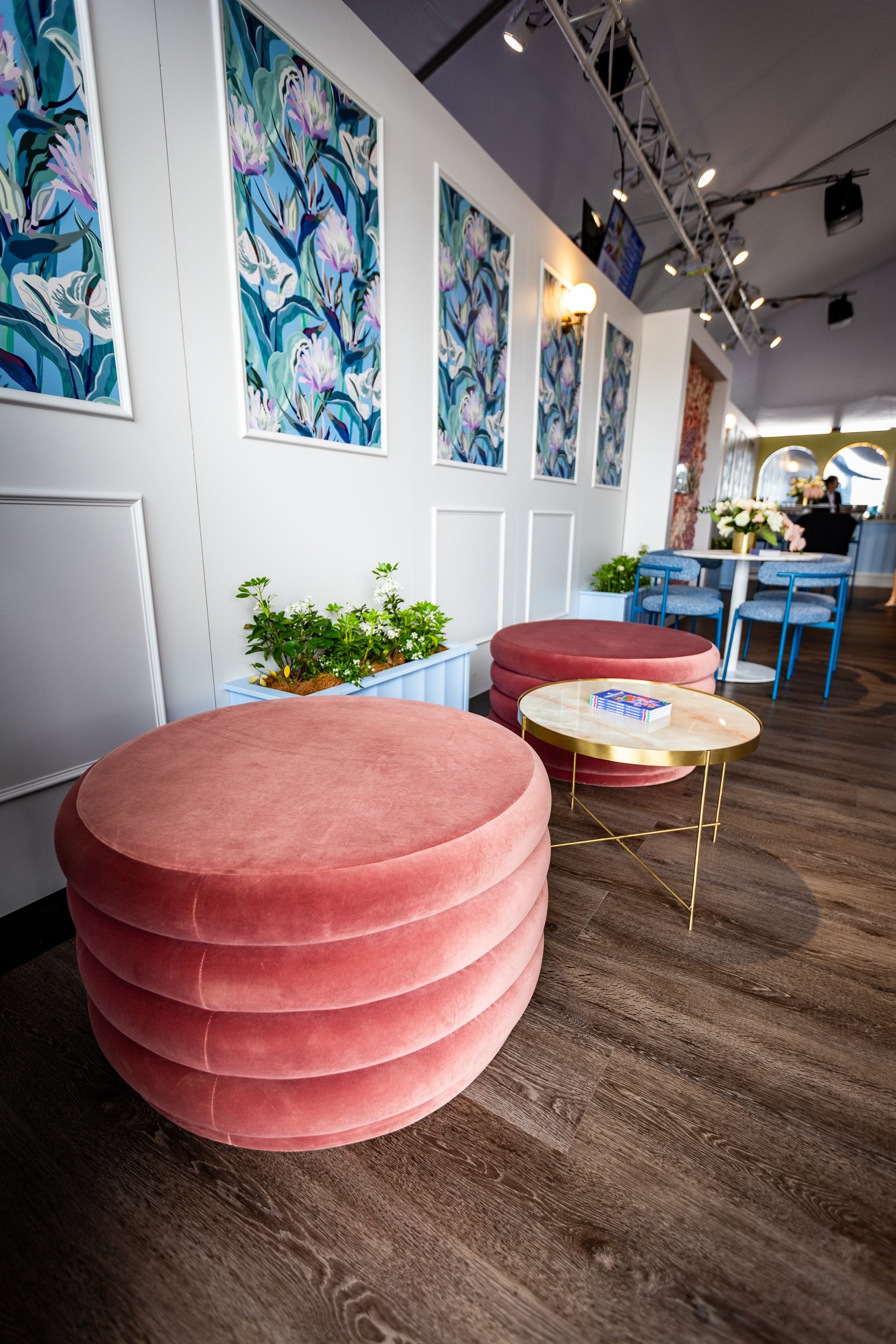 Mila Round Ottoman