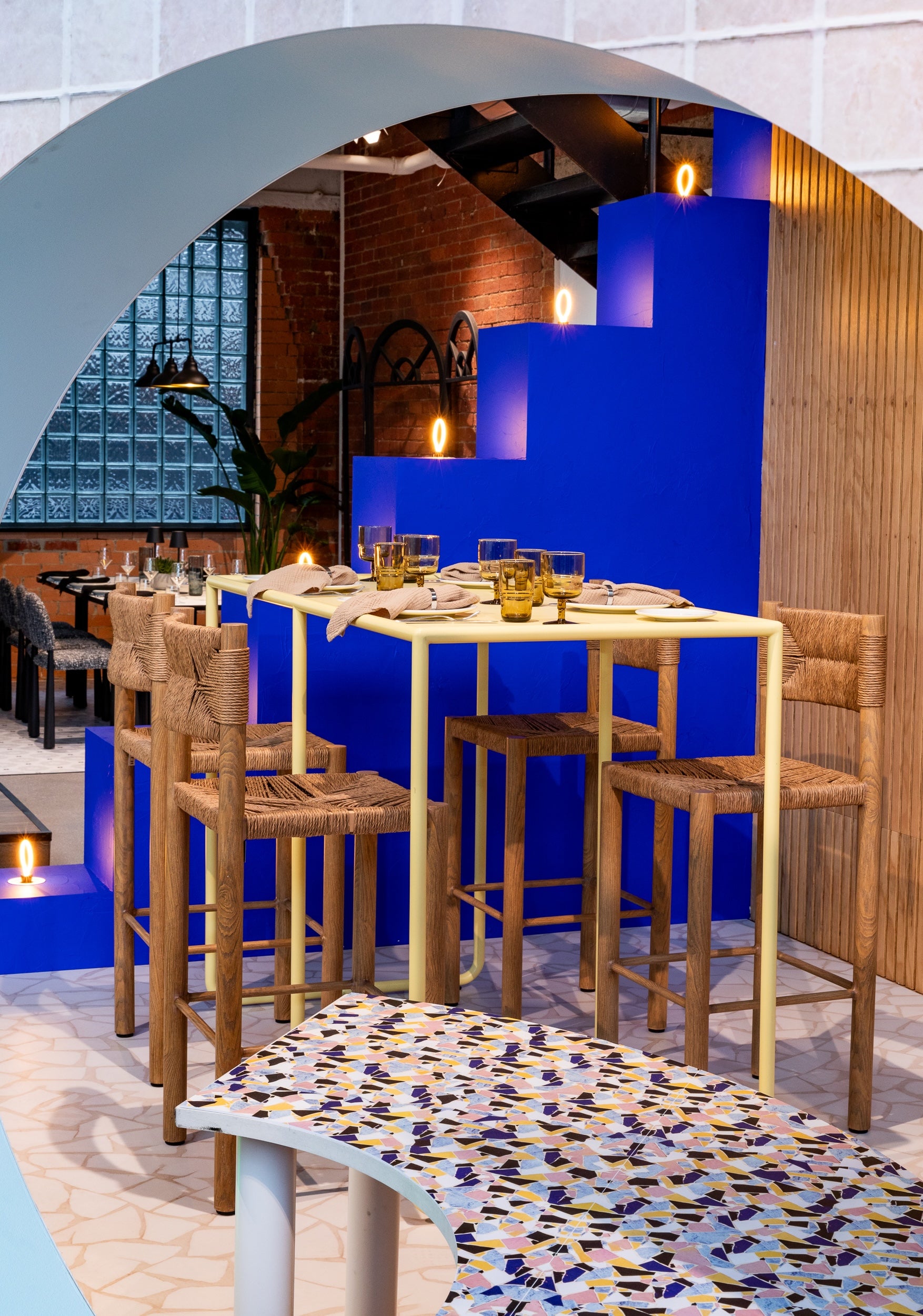 Poseidon Rectangular Bar Table