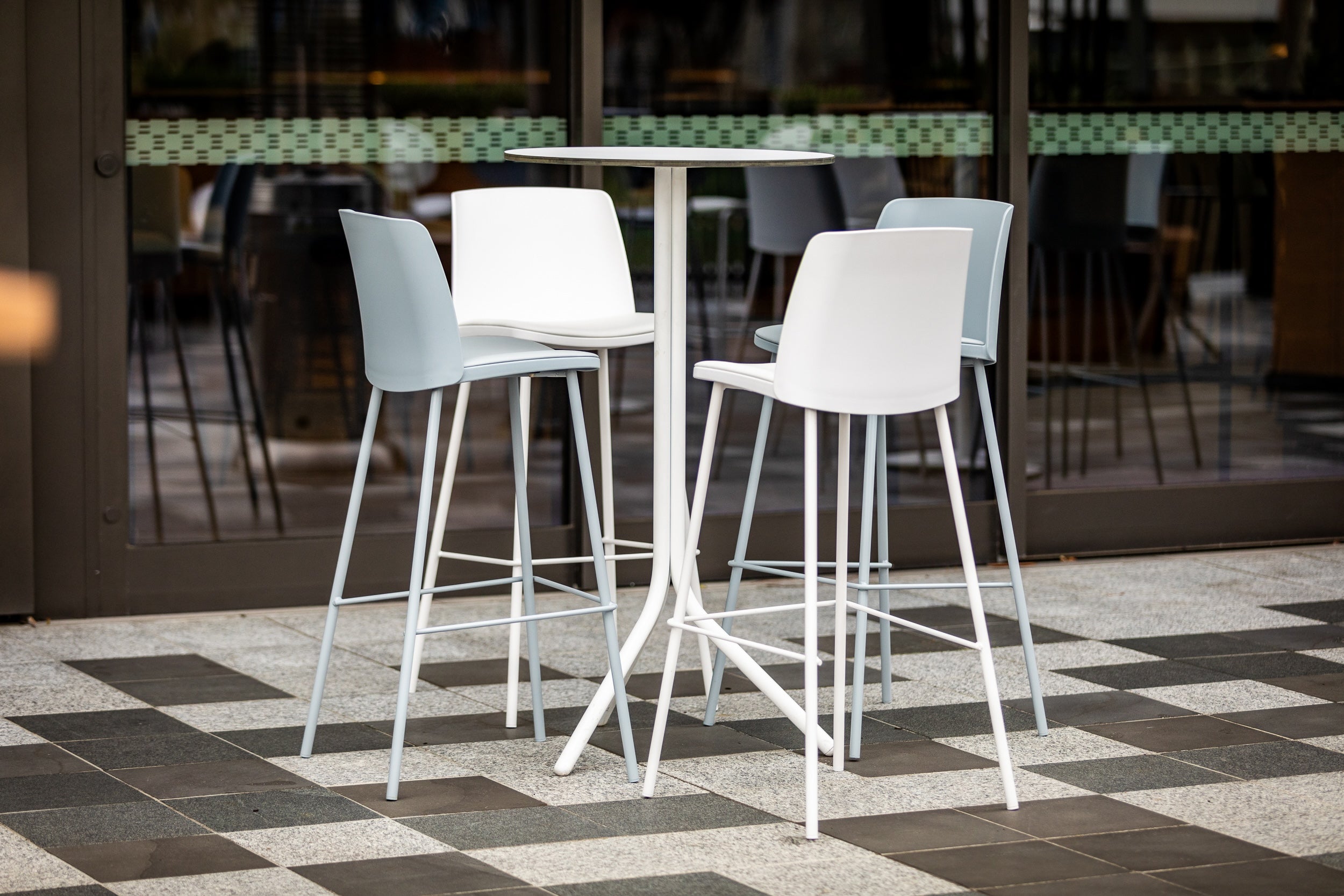 Poseidon Bar Table - Neutral (Round)