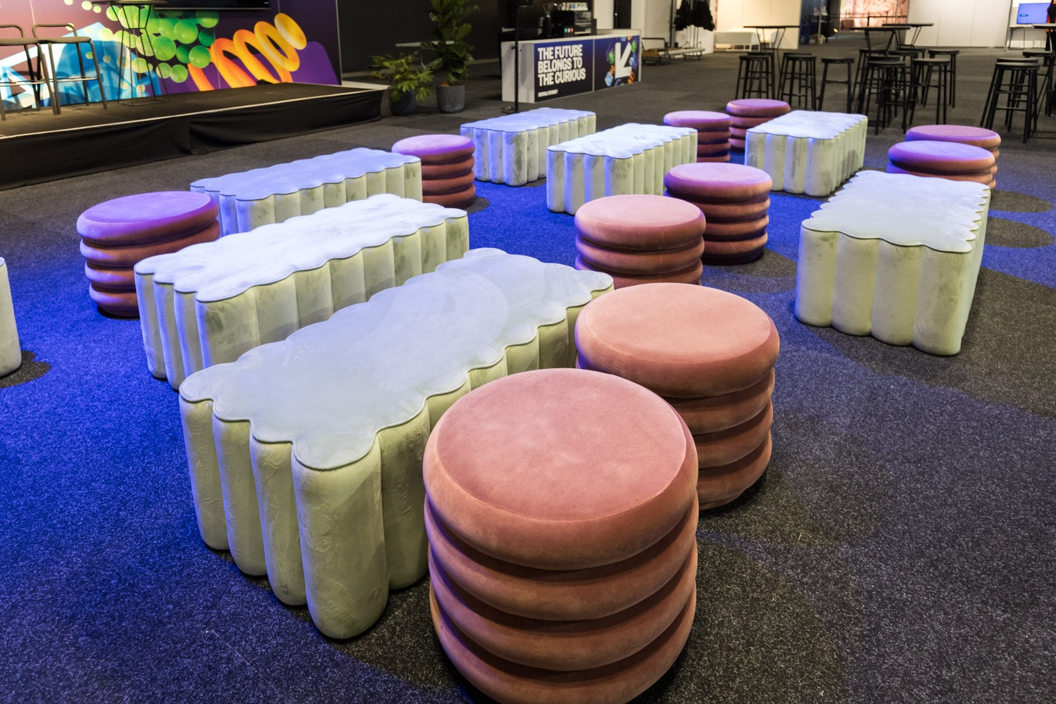 Mila Round Ottoman