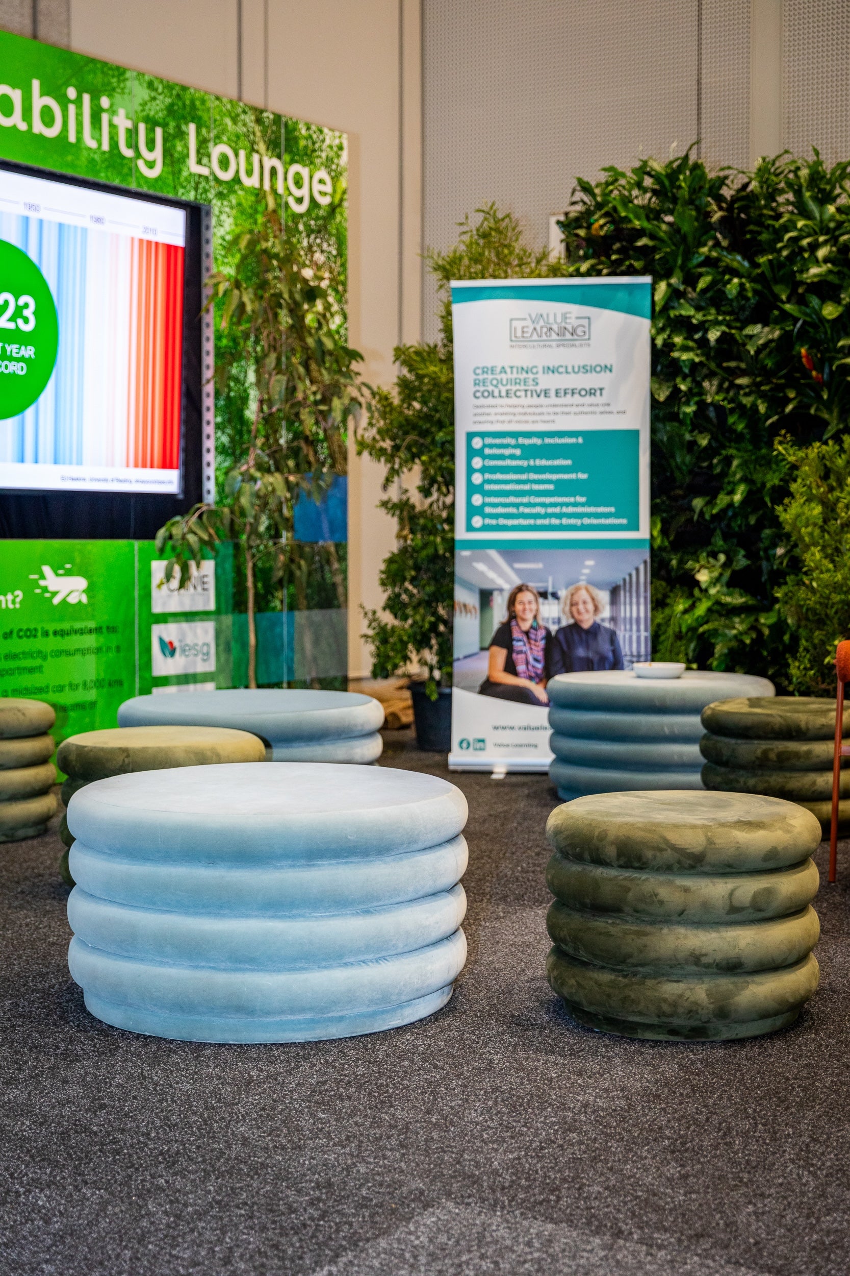 Mila Round Ottoman