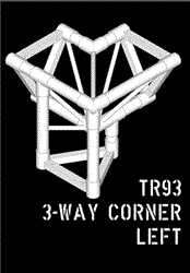Tri Truss 3 way Horizontal Corner (left)