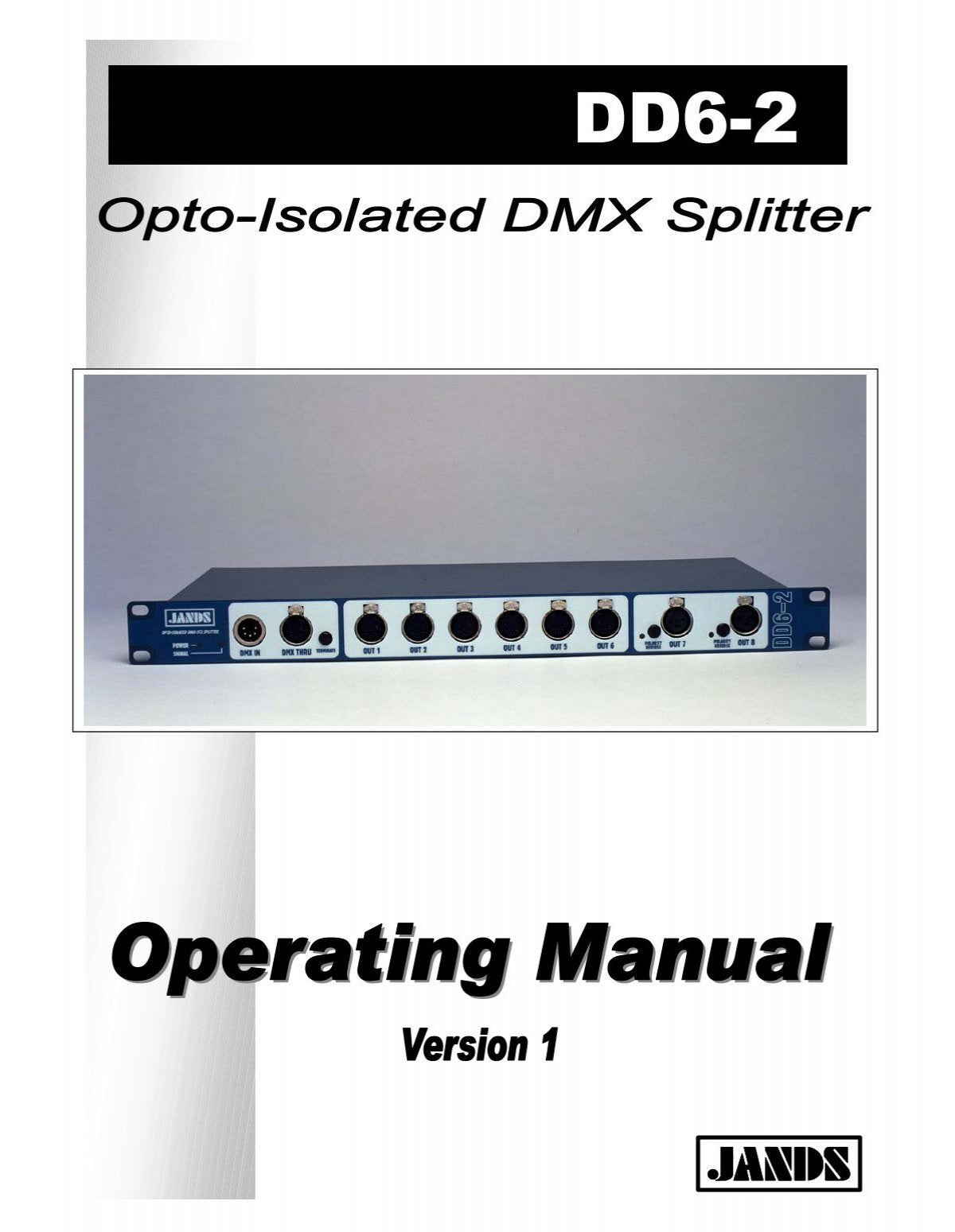 Jands DD6-2 Data Splitter