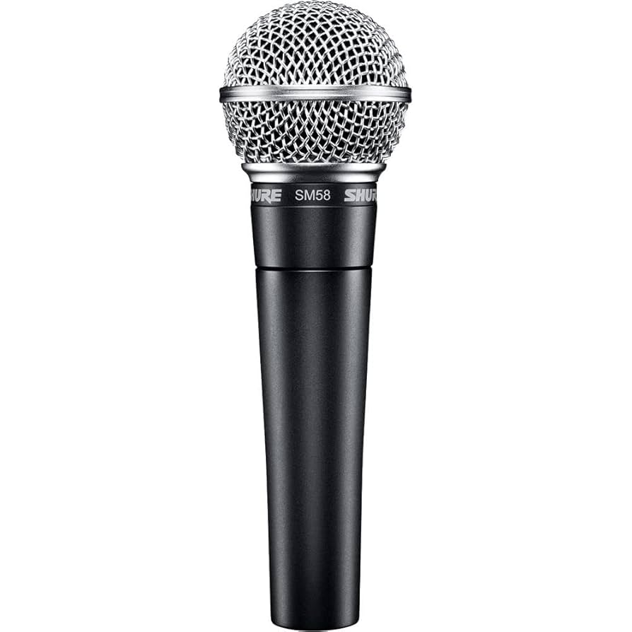 Microphone: Shure SM58