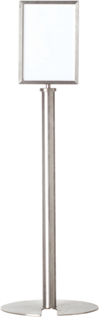 Sign Holder and Stand - Stainless