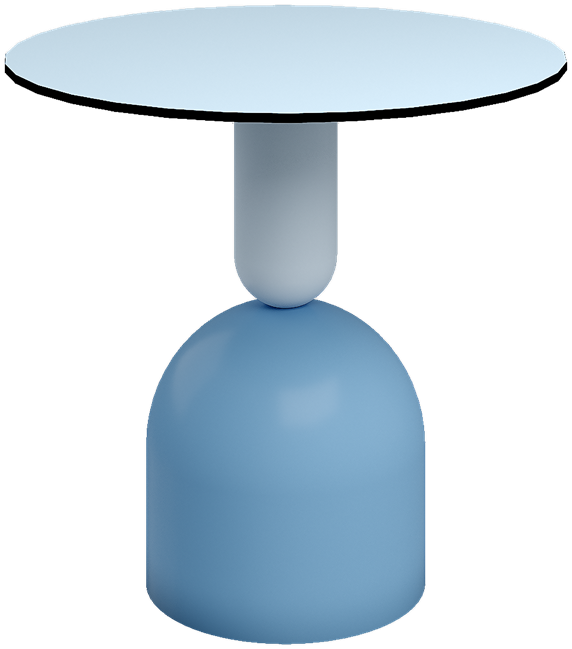 Ava Café Table - Colourful (Round)