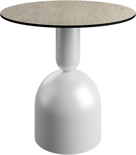 Ava Café Table - Neutral (Round)