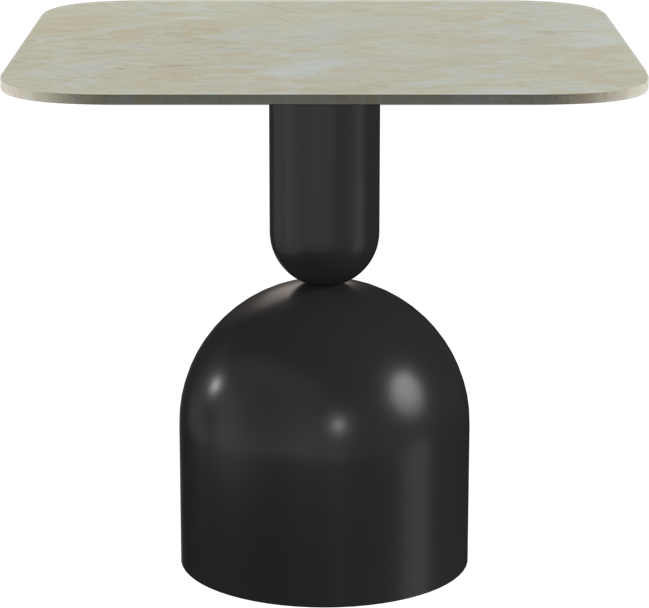 Ava Café Table - Neutral (Rounded Square)