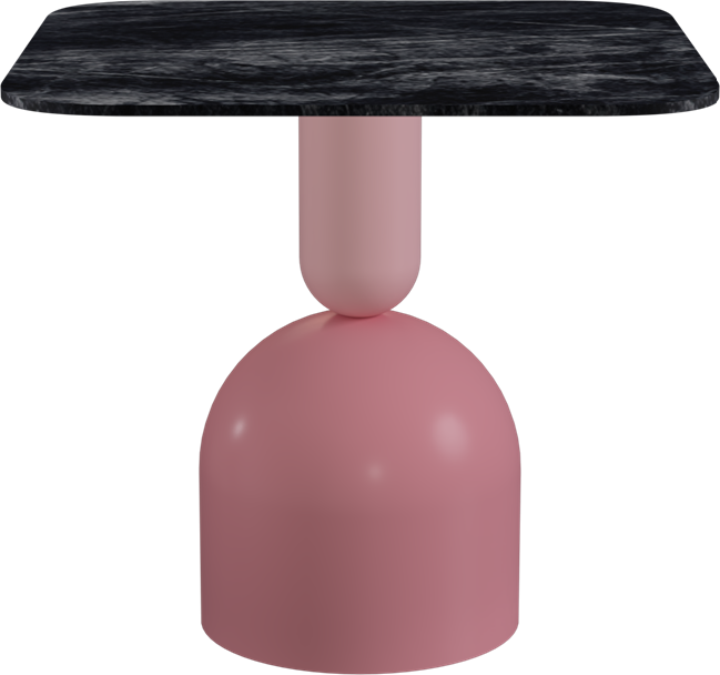 Ava Café Table - Colourful (Rounded Square)