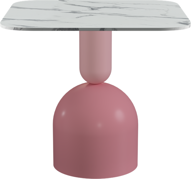 Ava Café Table - Colourful (Rounded Square)