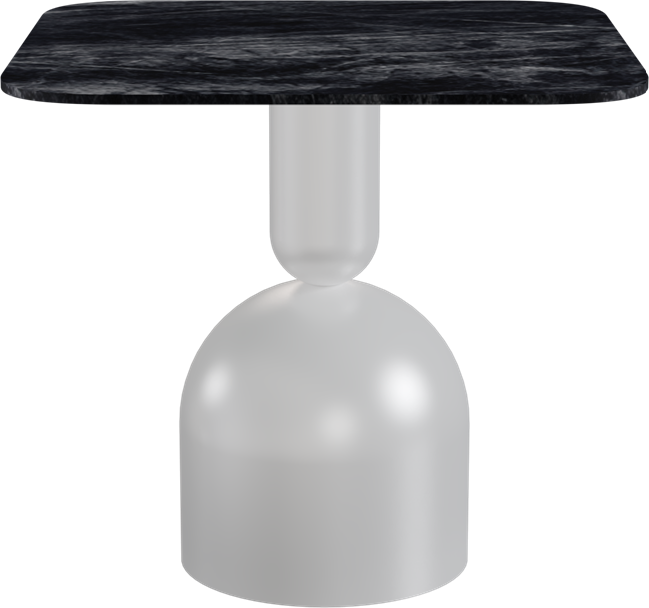 Ava Café Table - Neutral (Rounded Square)