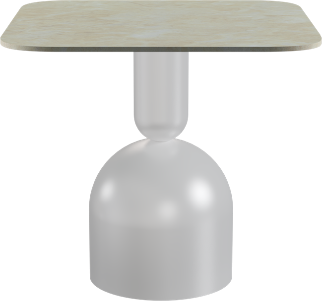 Ava Café Table - Neutral (Rounded Square)