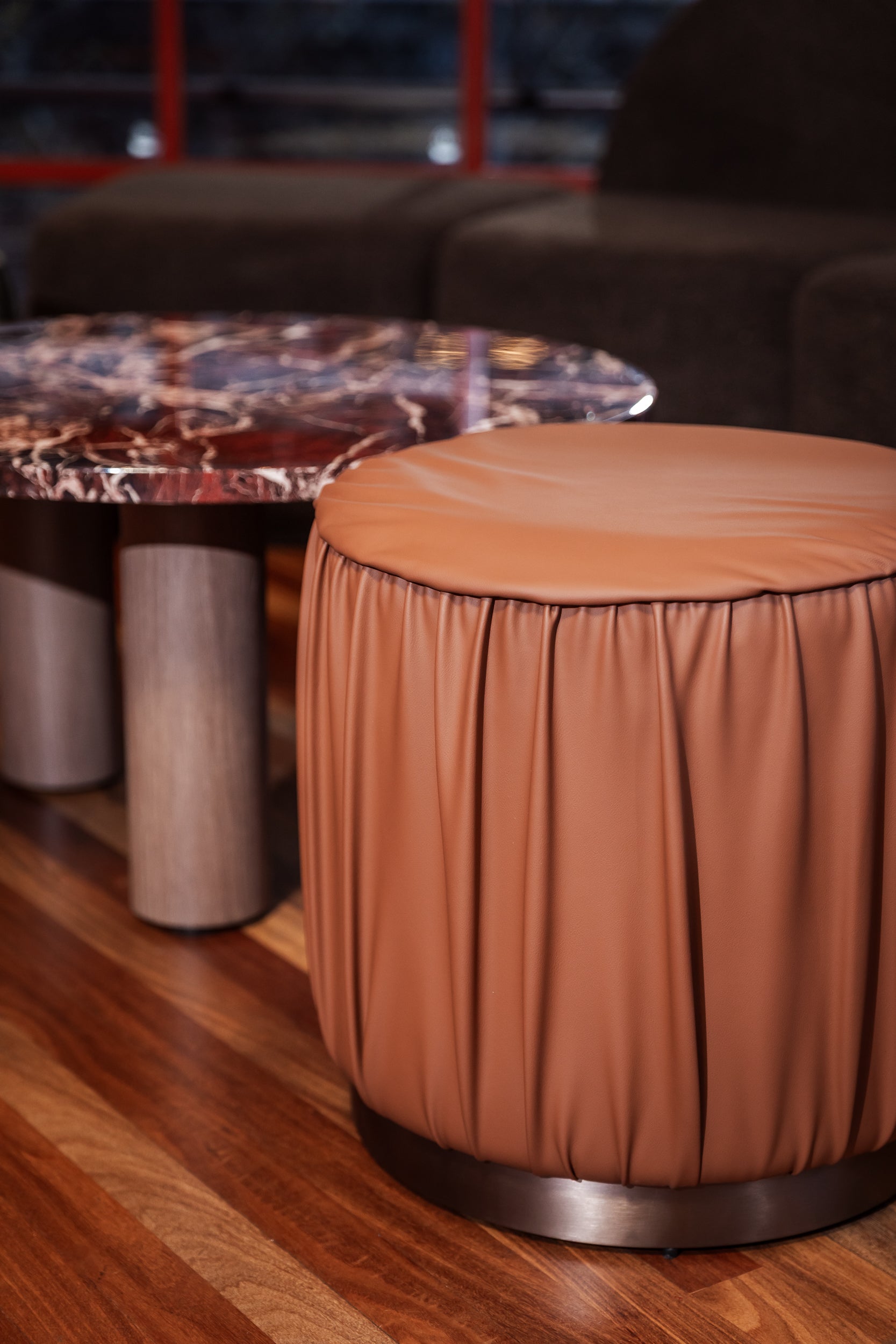 Rocco Cylinder Ottoman