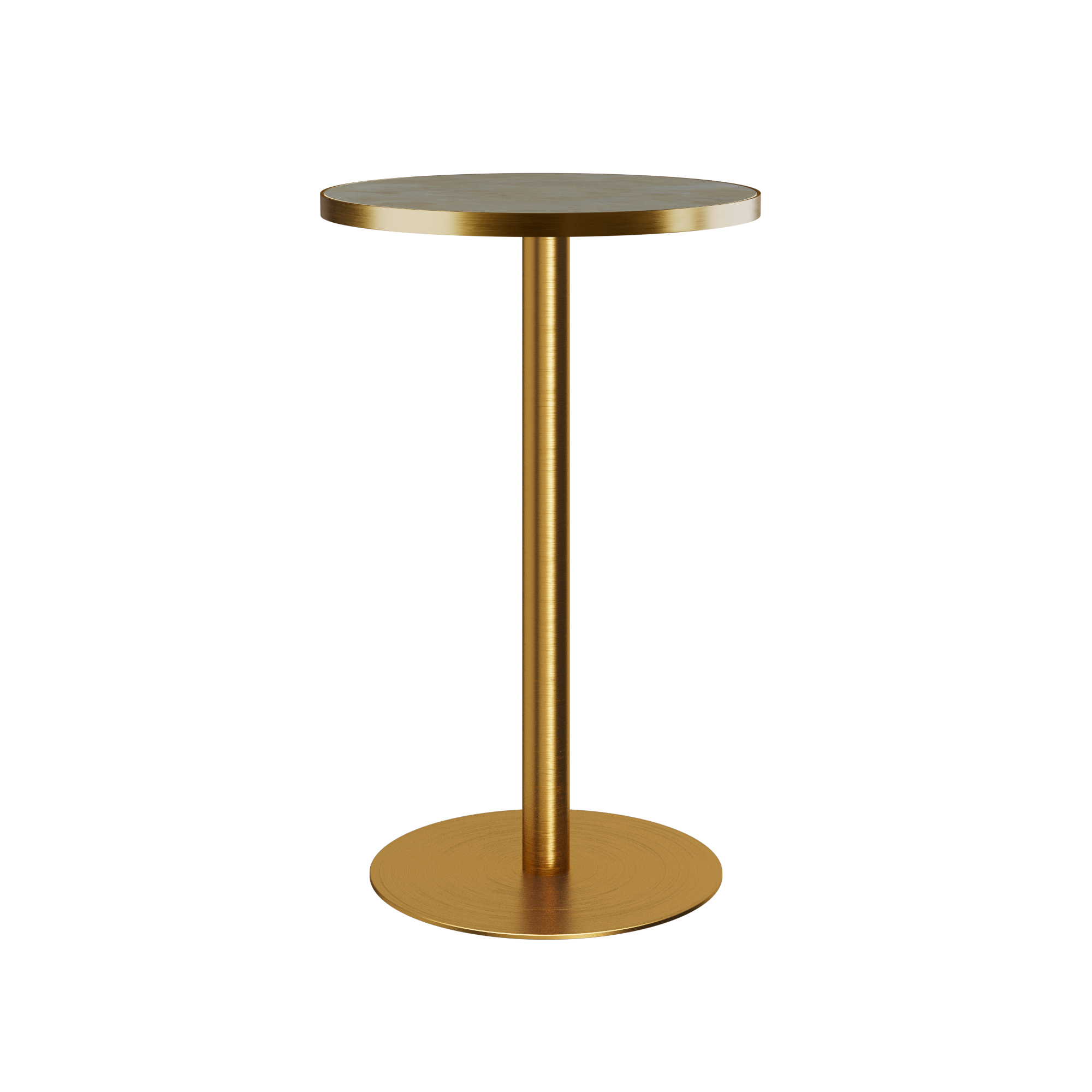 Halo Bar Table (60cm Round) With Rim