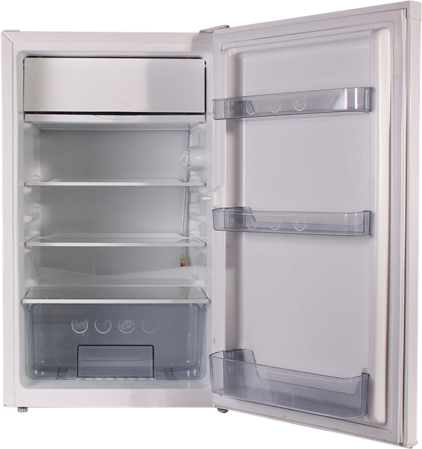Bar Fridge - White - 125ltr - 51 x 51 x 83cm H
