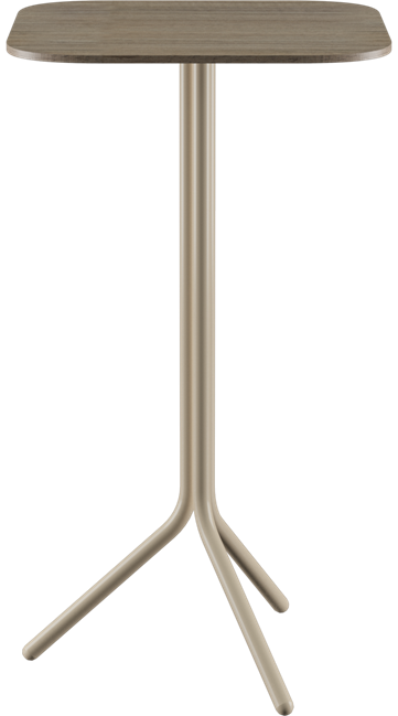 Poseidon Bar Table - Neutral (Rounded Square)