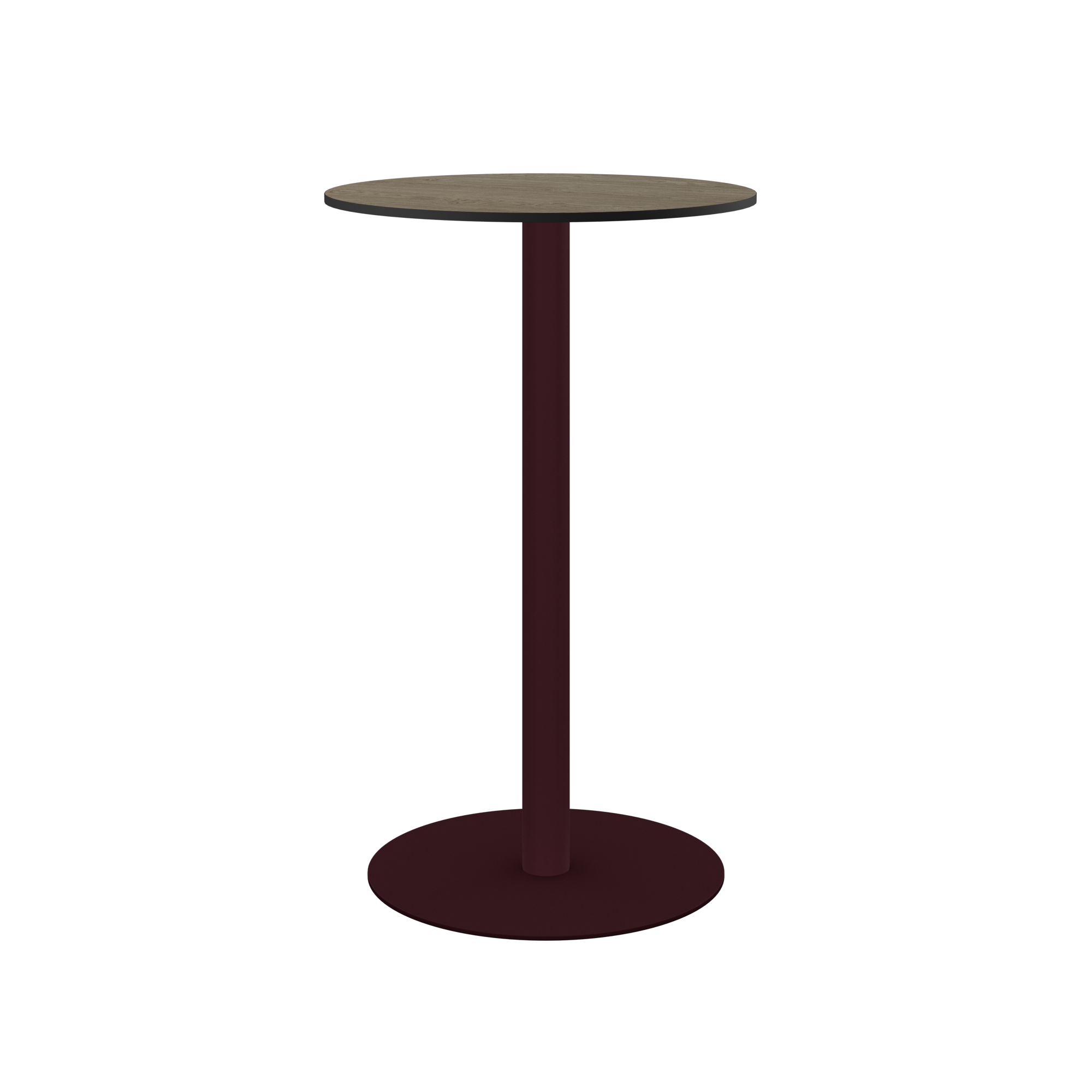Halo Bar Table (60cm Round) With Rim