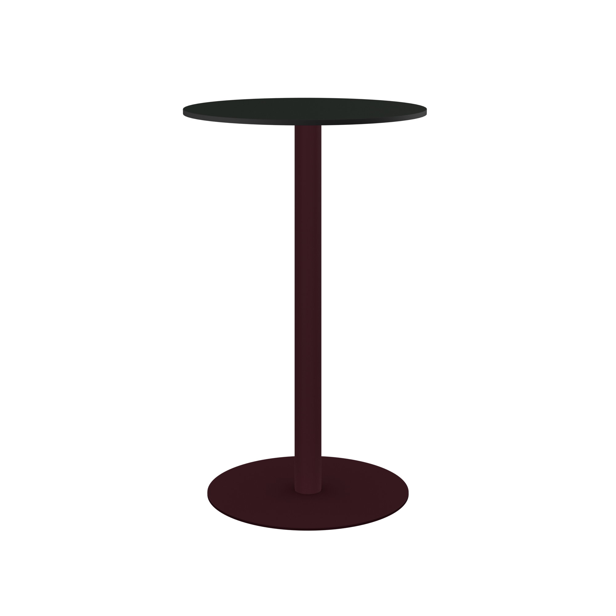 Halo Bar Table (60cm Round) With Rim