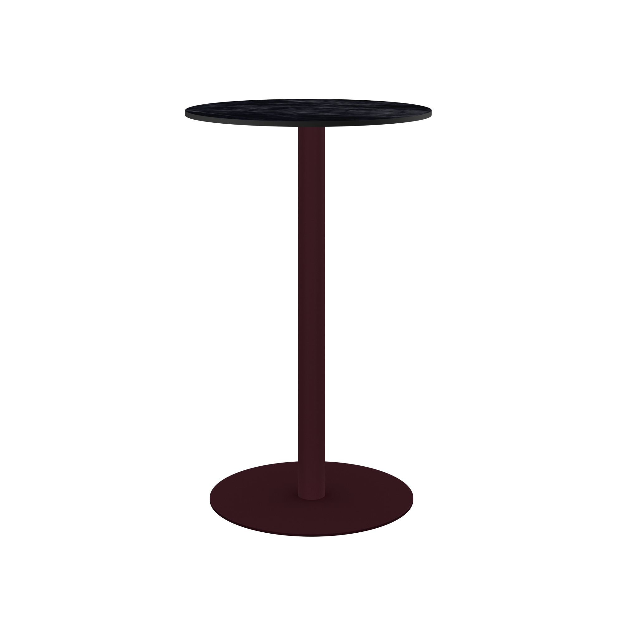 Halo Bar Table (60cm Round) With Rim