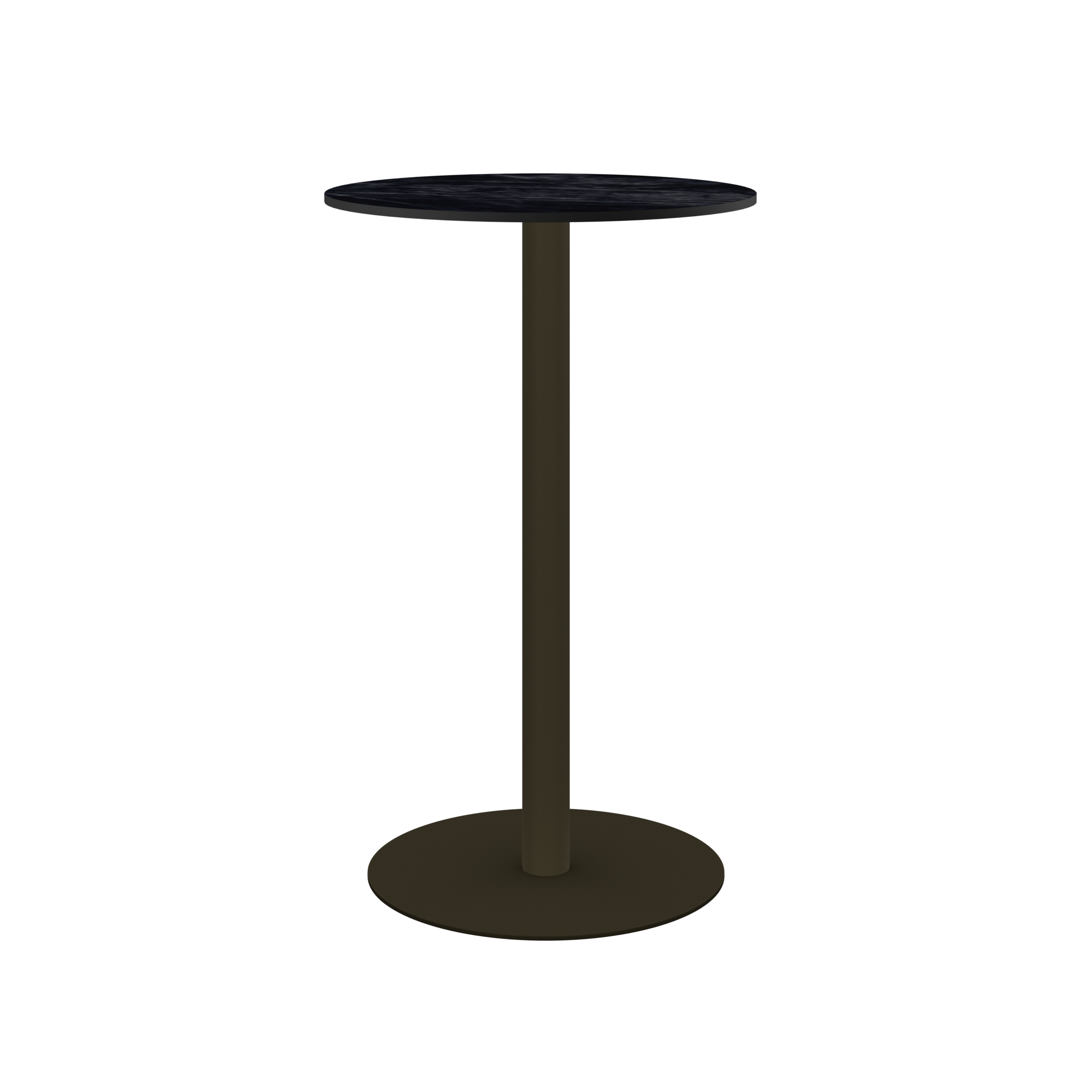 Halo Bar Table (60cm Round) With Rim