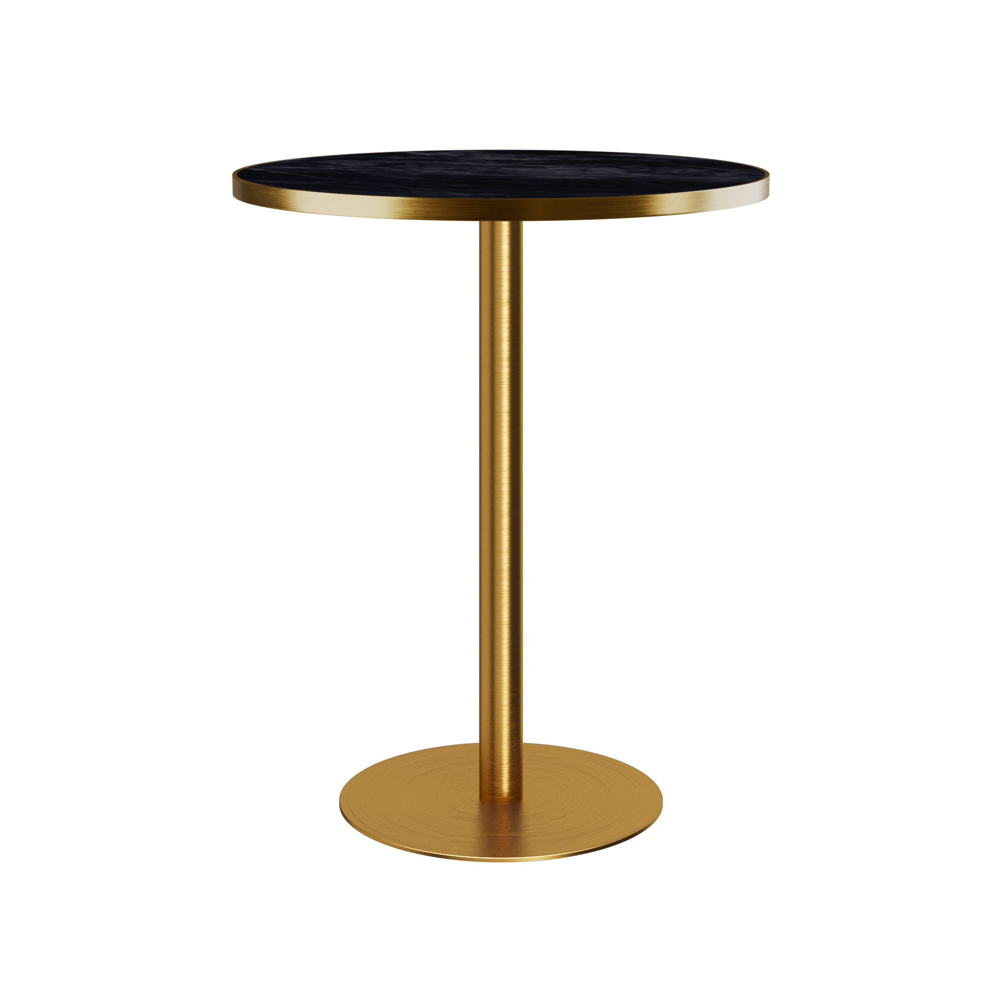 Halo Bar Table (80cm Round) With Rim