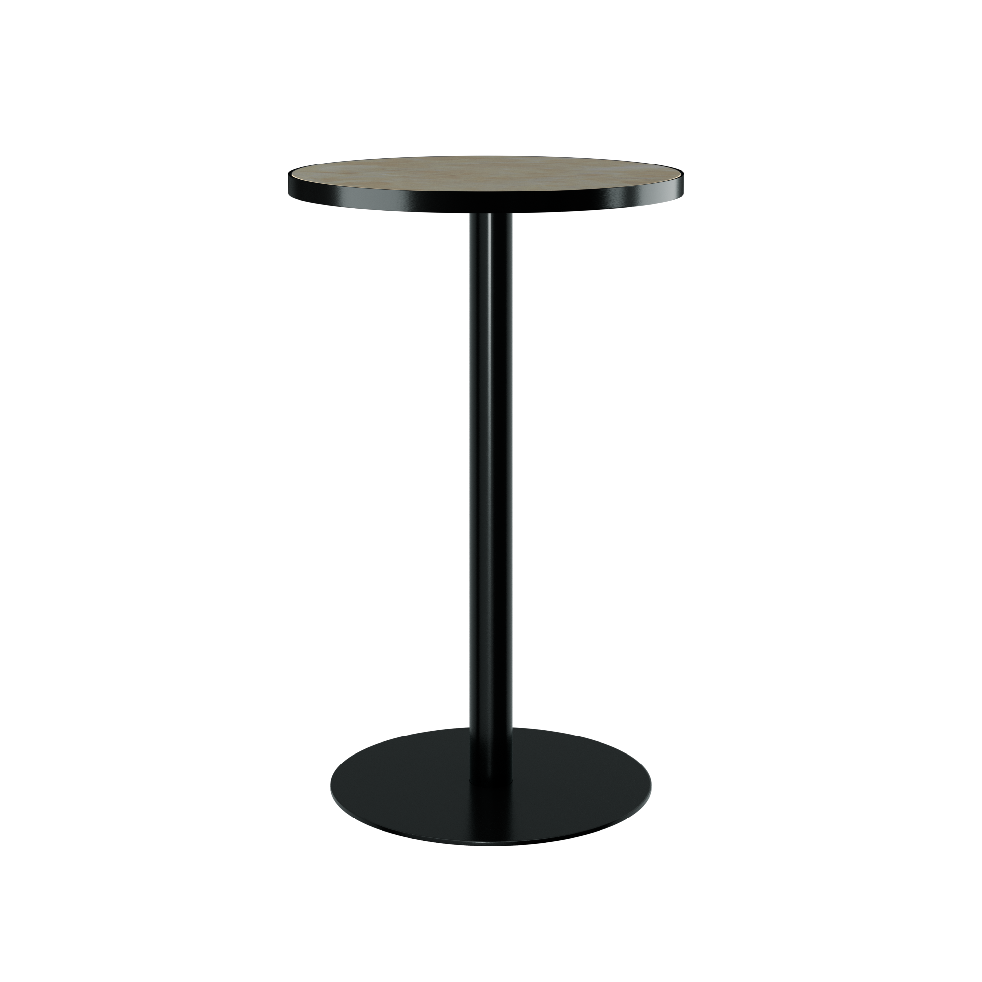 Halo Bar Table (60cm Round) With Rim