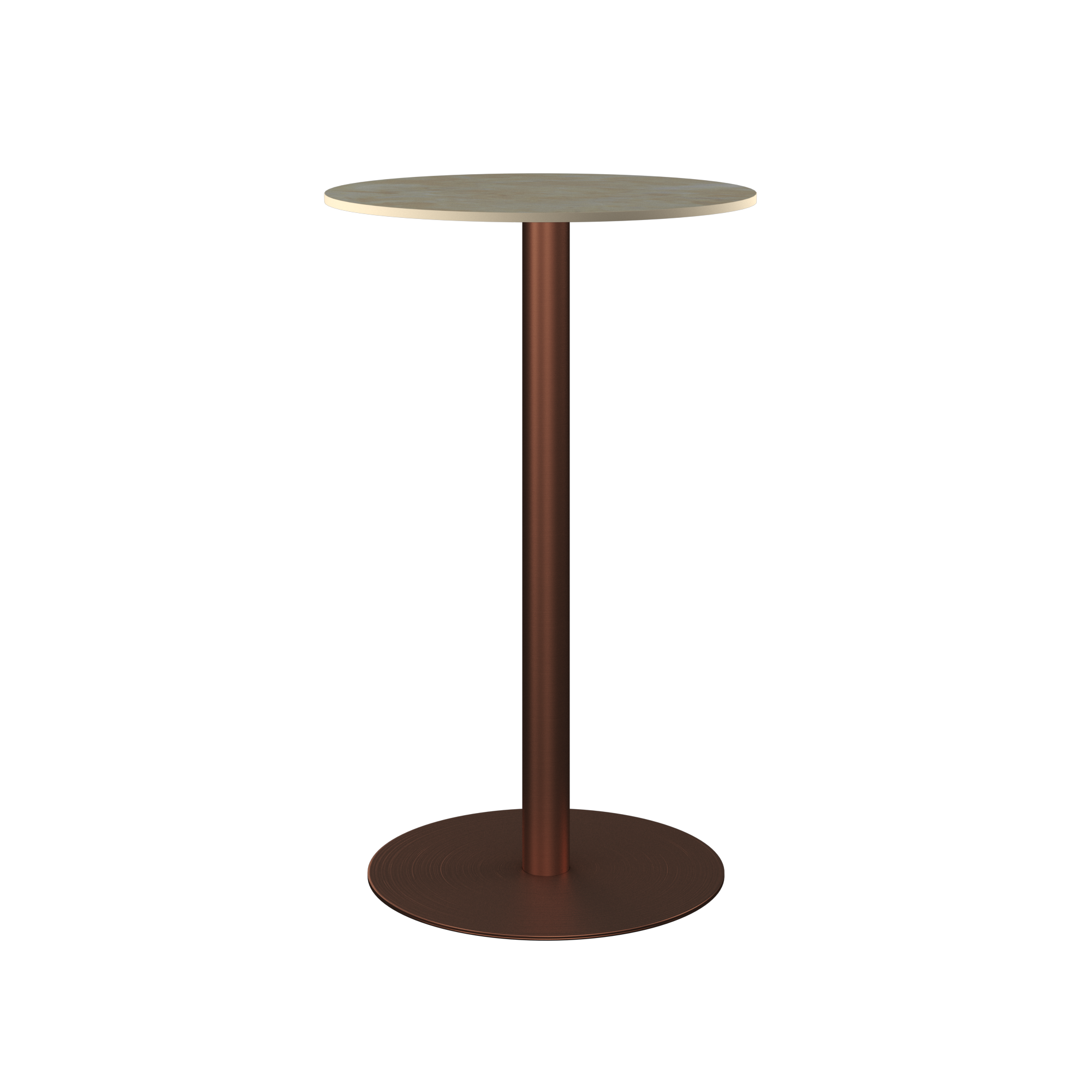 Halo Bar Table (60cm Round) With Rim