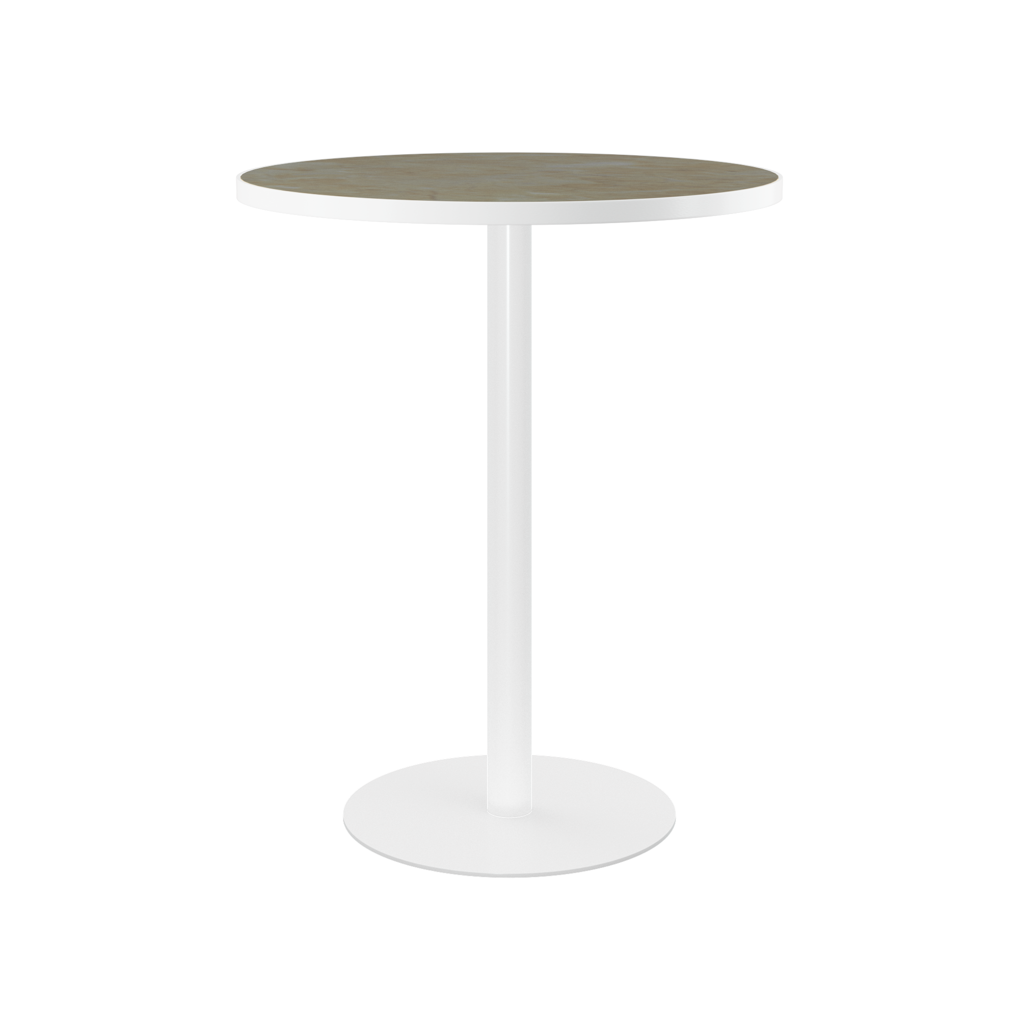 Halo Bar Table (80cm Round) With Rim