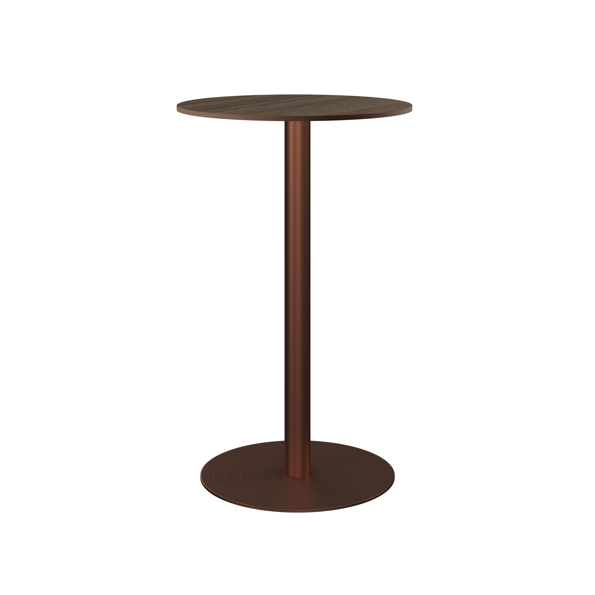 Halo Bar Table (60cm Round) With Rim