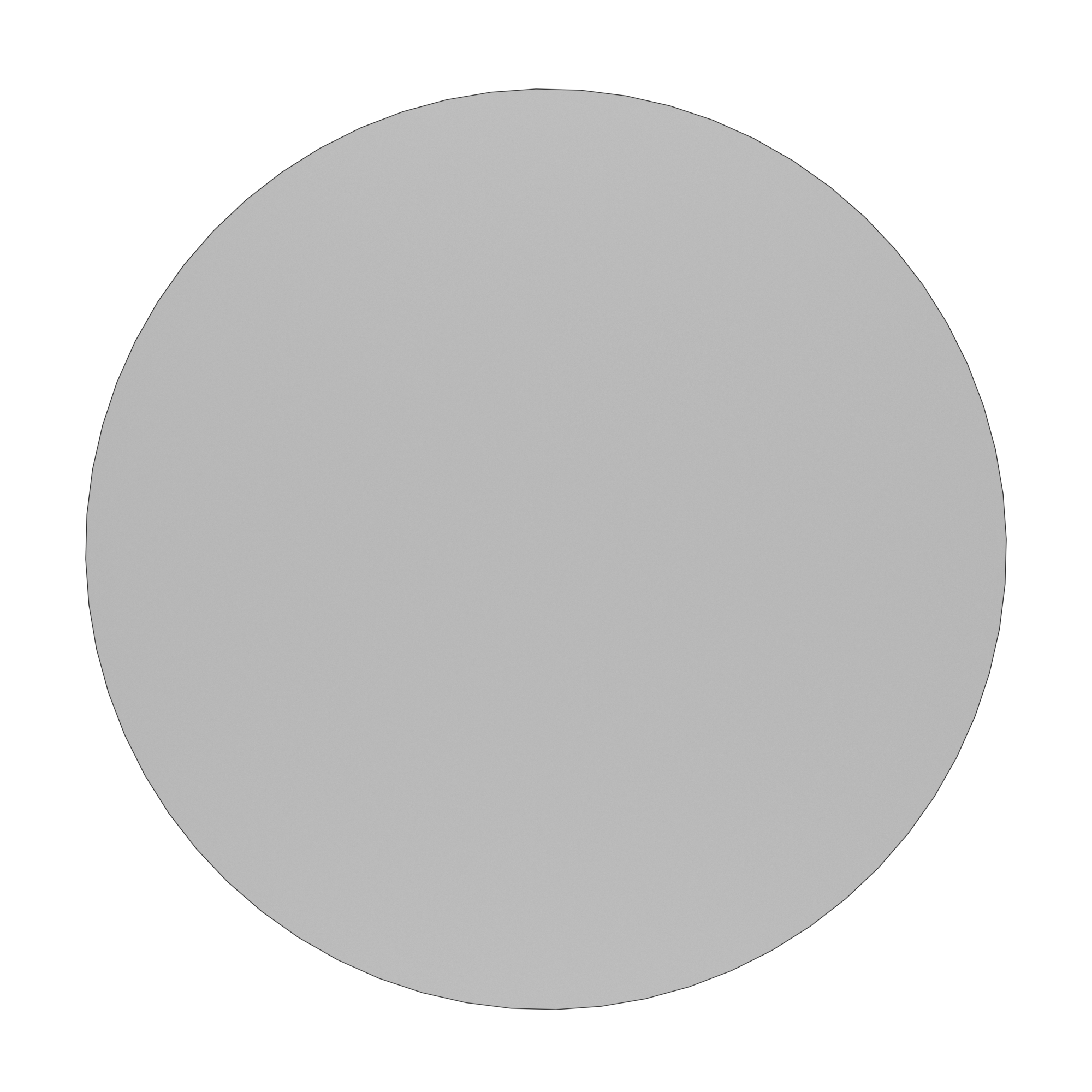 Halo Bar Table (80cm Round) With Rim