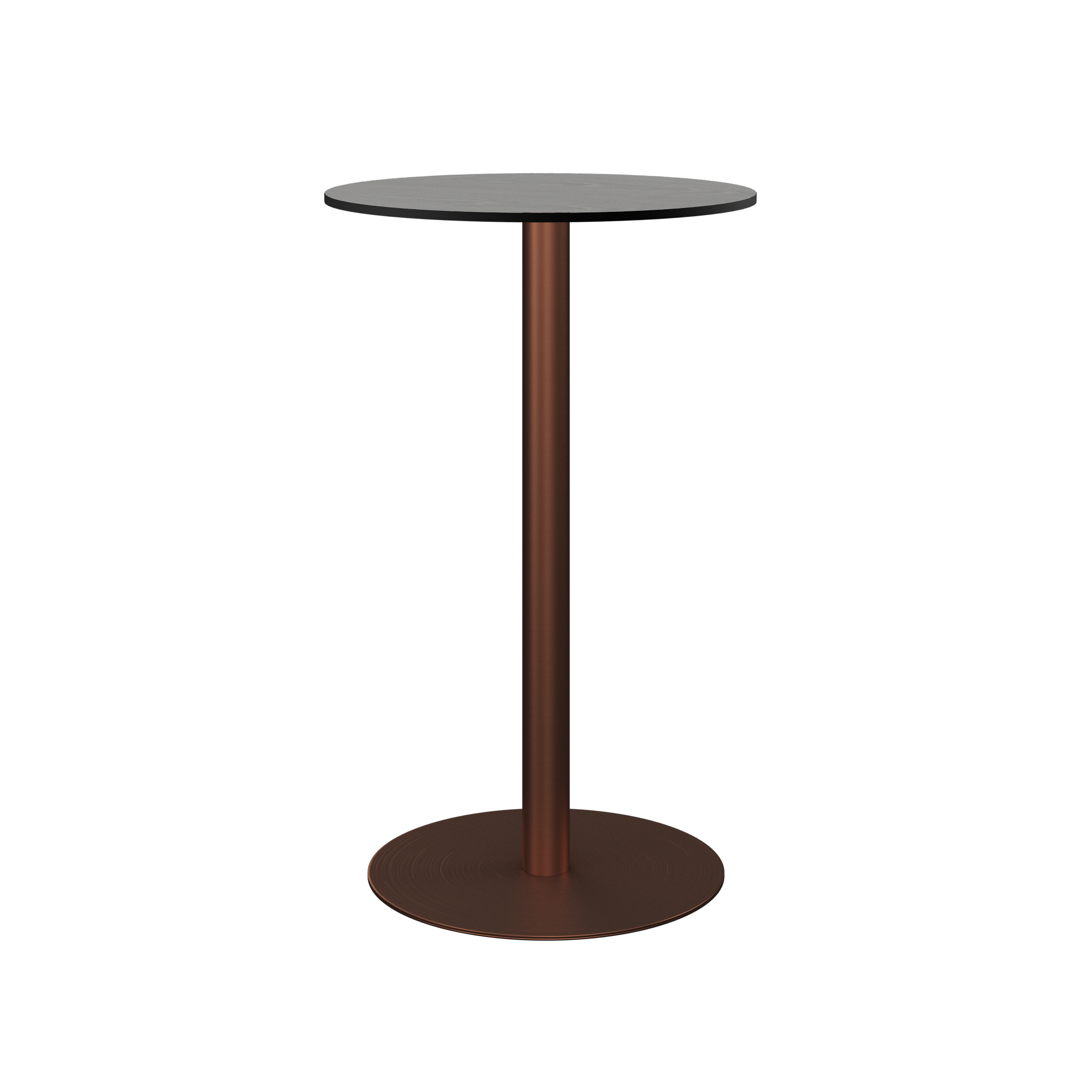 Halo Bar Table (60cm Round) With Rim