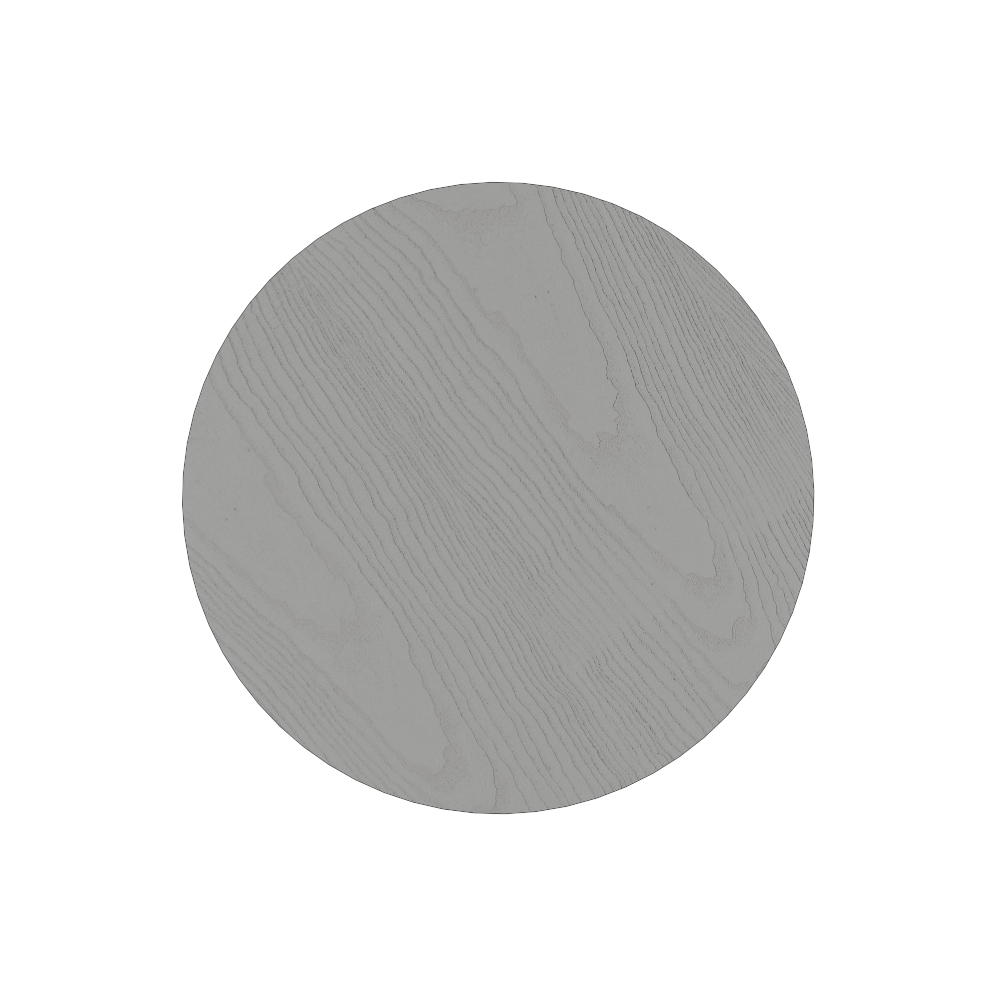 Halo Bar Table (60cm Round) With Rim