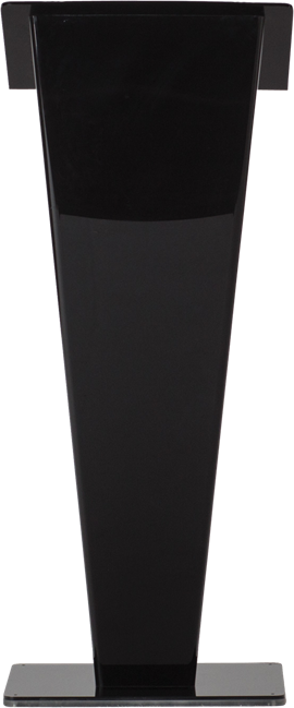 Black Acrylic Lectern - V shape