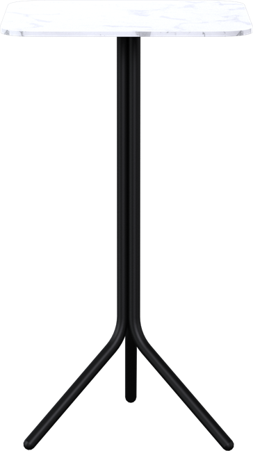 Poseidon Bar Table - Neutral (Rounded Square)