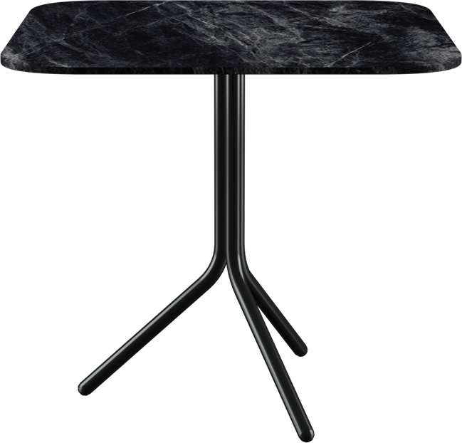 Poseidon Café Table - Neutral (Rounded Square)