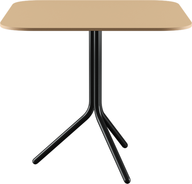 Poseidon Café Table - Neutral (Rounded Square)