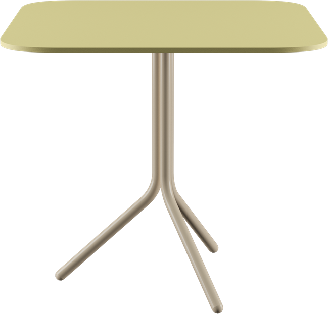 Poseidon Café Table - Neutral (Rounded Square)