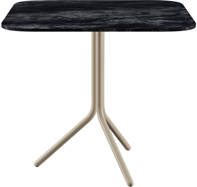 Poseidon Café Table - Neutral (Rounded Square)