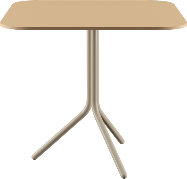Poseidon Café Table - Neutral (Rounded Square)
