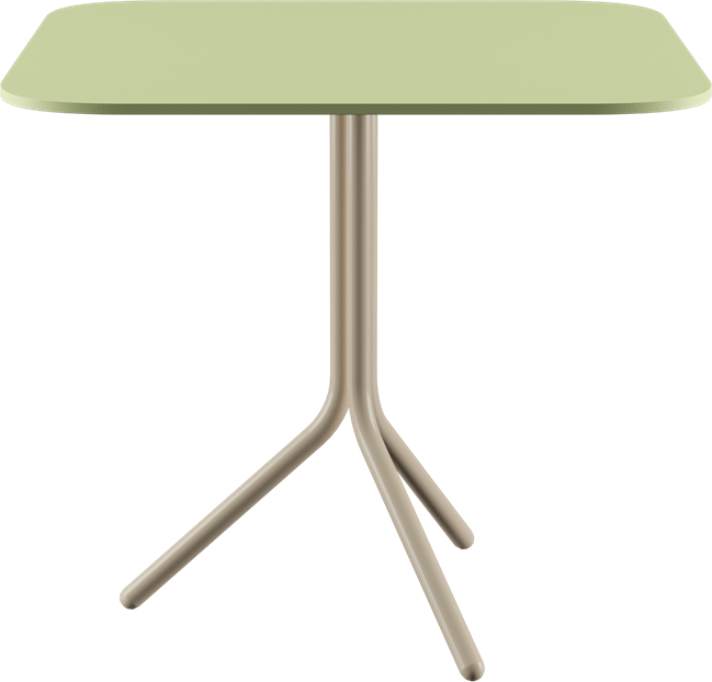 Poseidon Café Table - Neutral (Rounded Square)