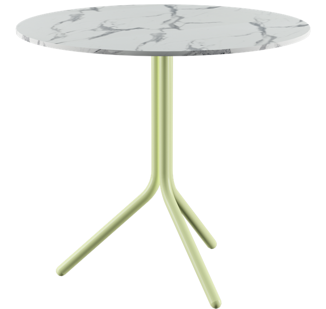 Poseidon Café Table - Colourful (Round)