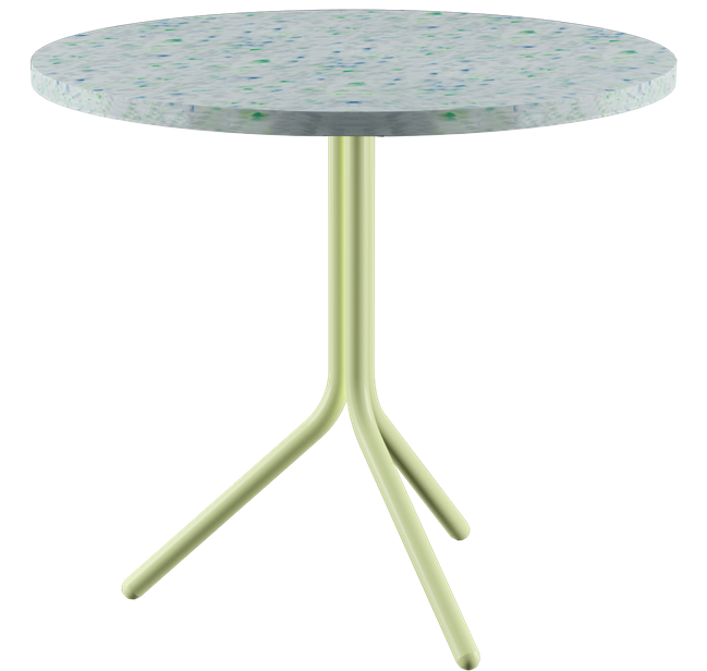 Poseidon Café Table - Colourful (Round)
