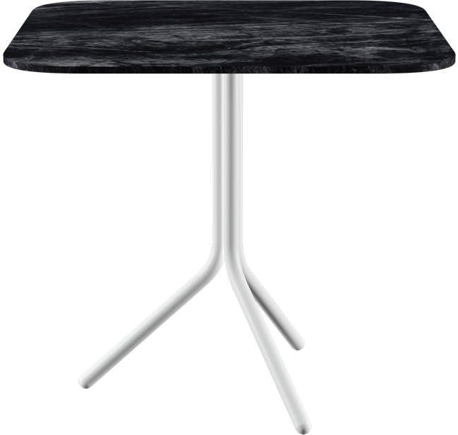 Poseidon Café Table - Neutral (Rounded Square)