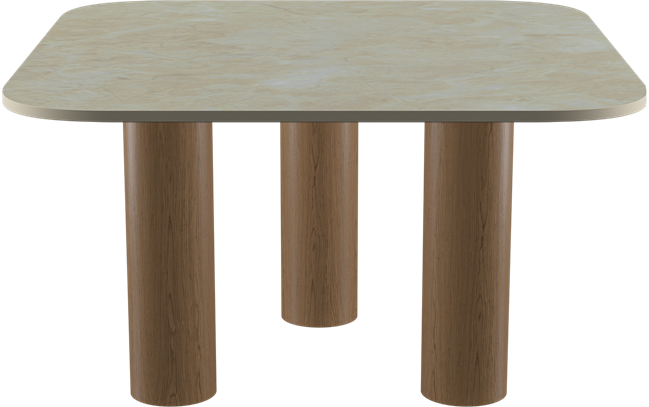 Siena Coffee Table (Rounded Square)