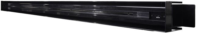 Highline Recessed Lighting track with pelmet LED strips , Black