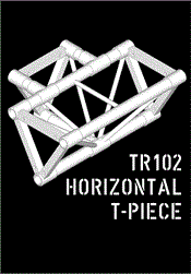 Tri Truss T-Piece (horizontal)