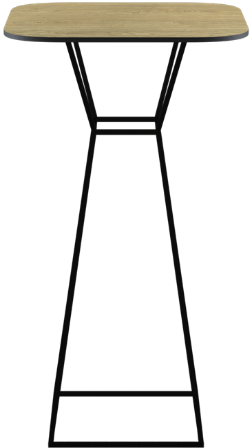 Hourglass Bar Table (Rounded Square)