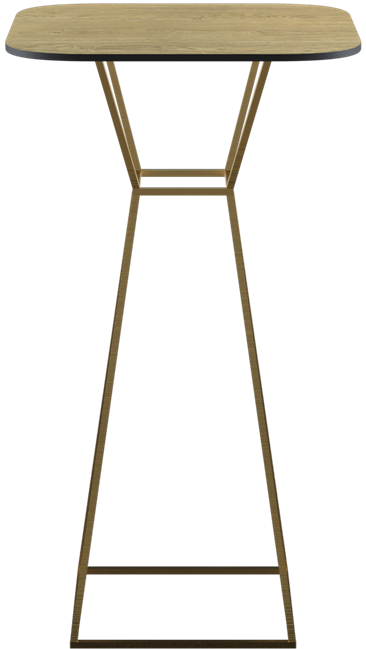 Hourglass Bar Table (Rounded Square)