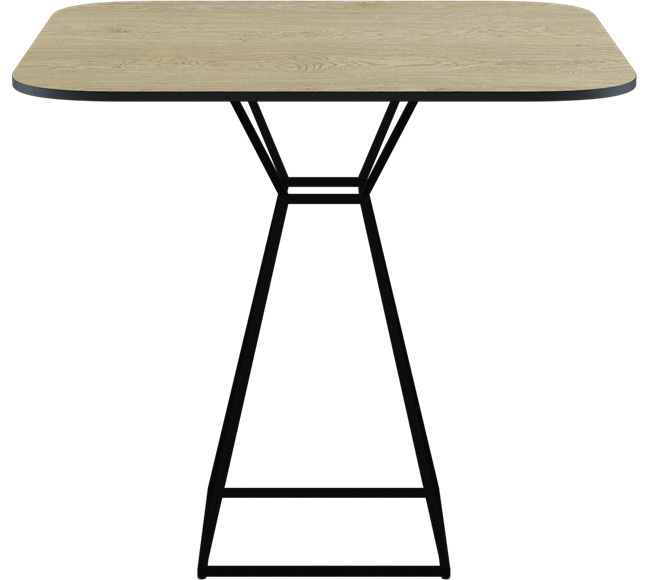Hourglass Café Table (Rounded Square)